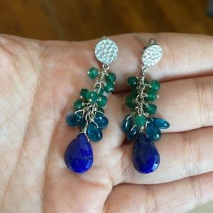 Fun tri color earrings